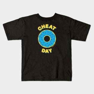 Cheat Day (Blue Donut) Kids T-Shirt